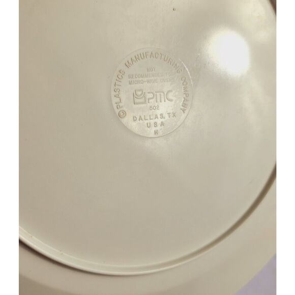 Vintage 1991 McDonald's Melamine Ware Children's Plate Dinner Ware Grimace - Picture 4 of 4